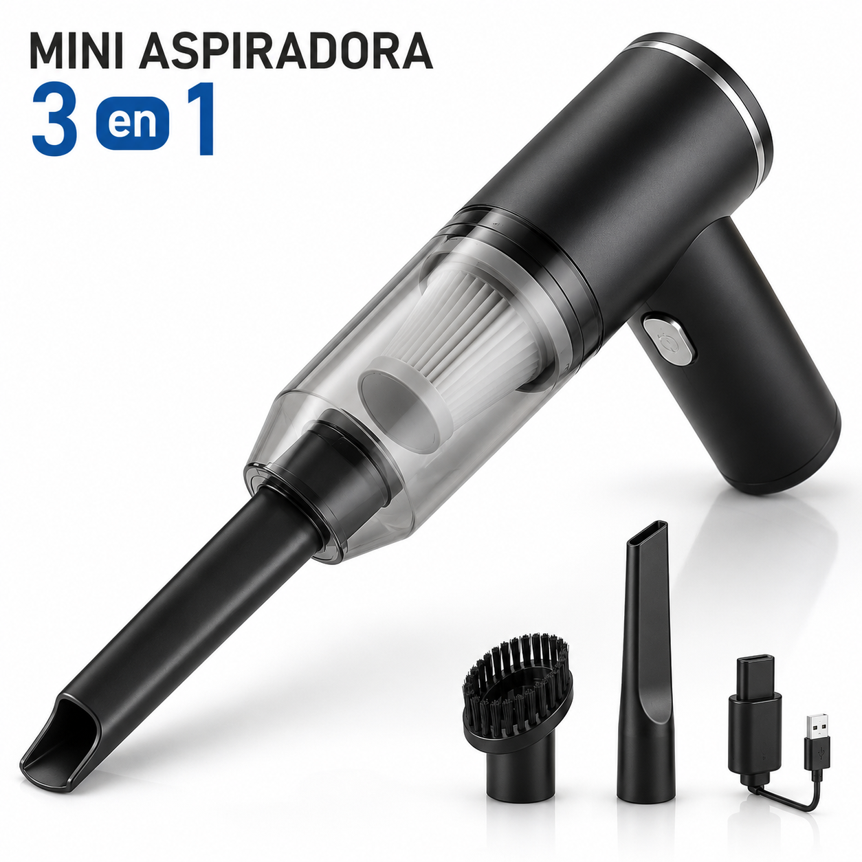MINI ASPIRADORA 3 EN 1