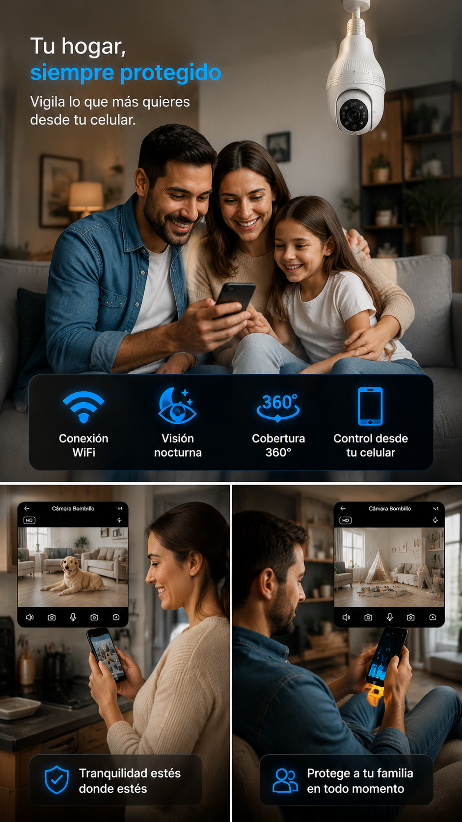 Bombillo Guard 360