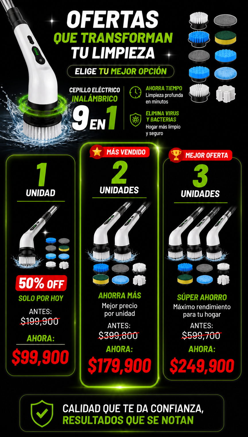 Cepillo CleanPro 9