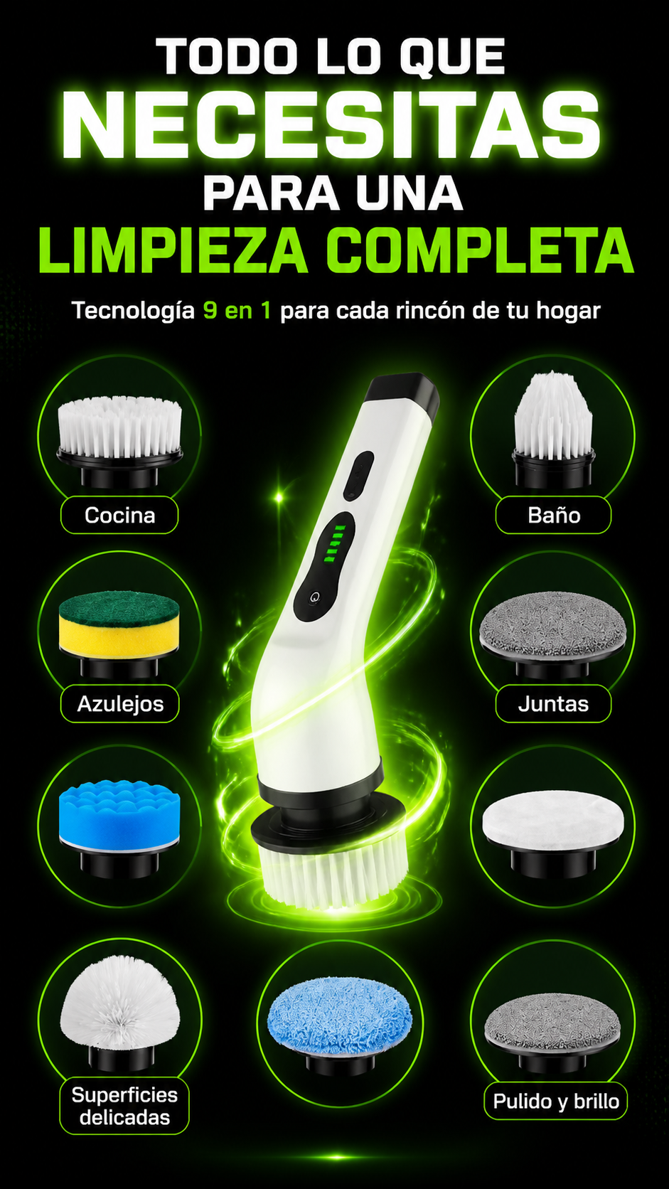 Cepillo CleanPro 9
