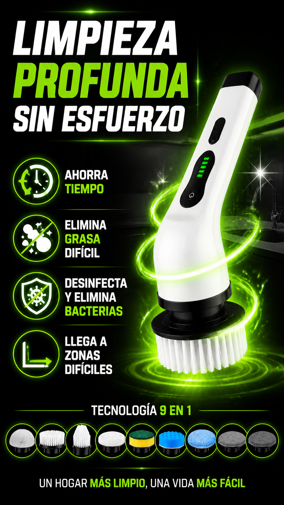 Cepillo CleanPro 9