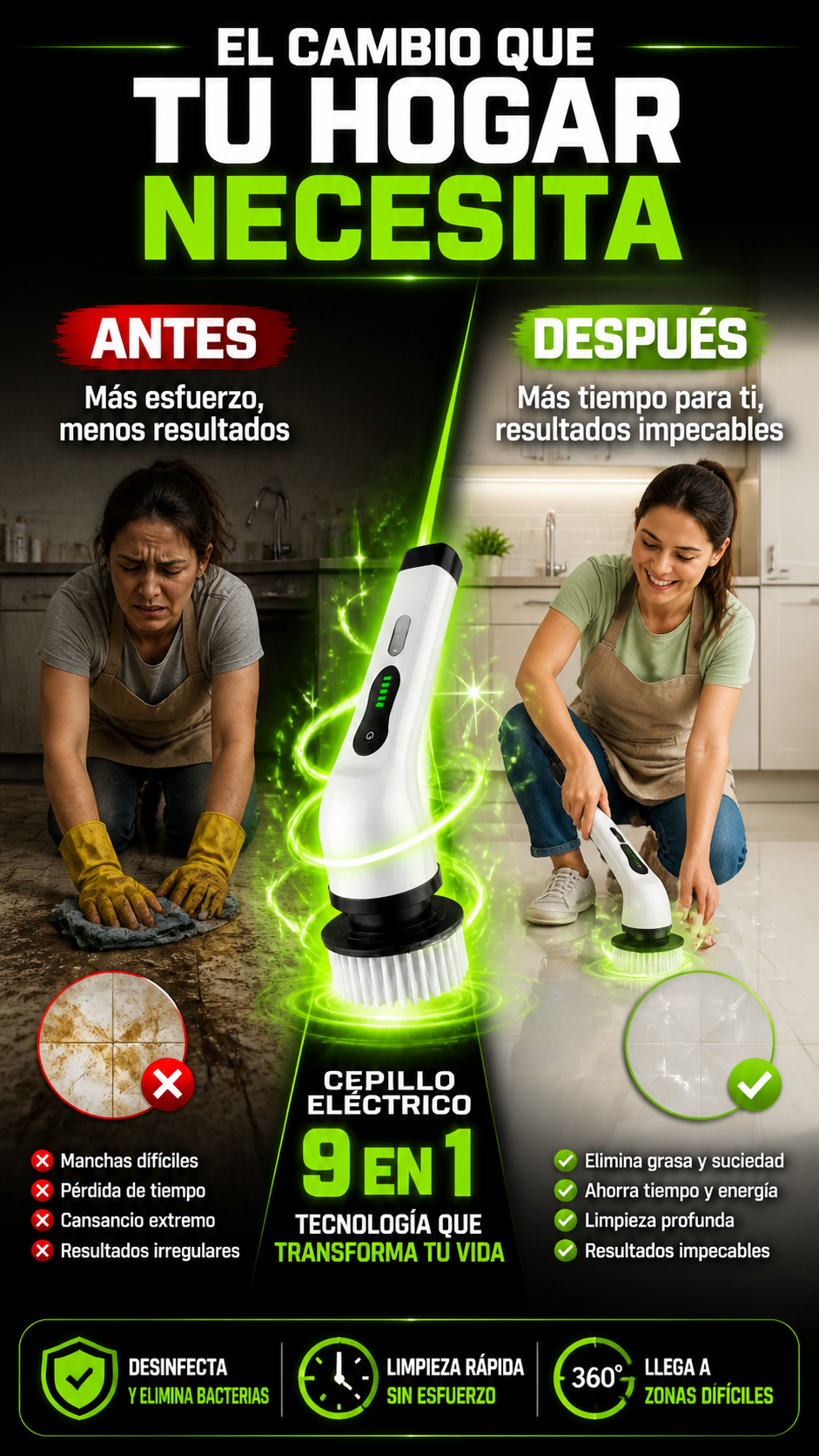 Cepillo CleanPro 9