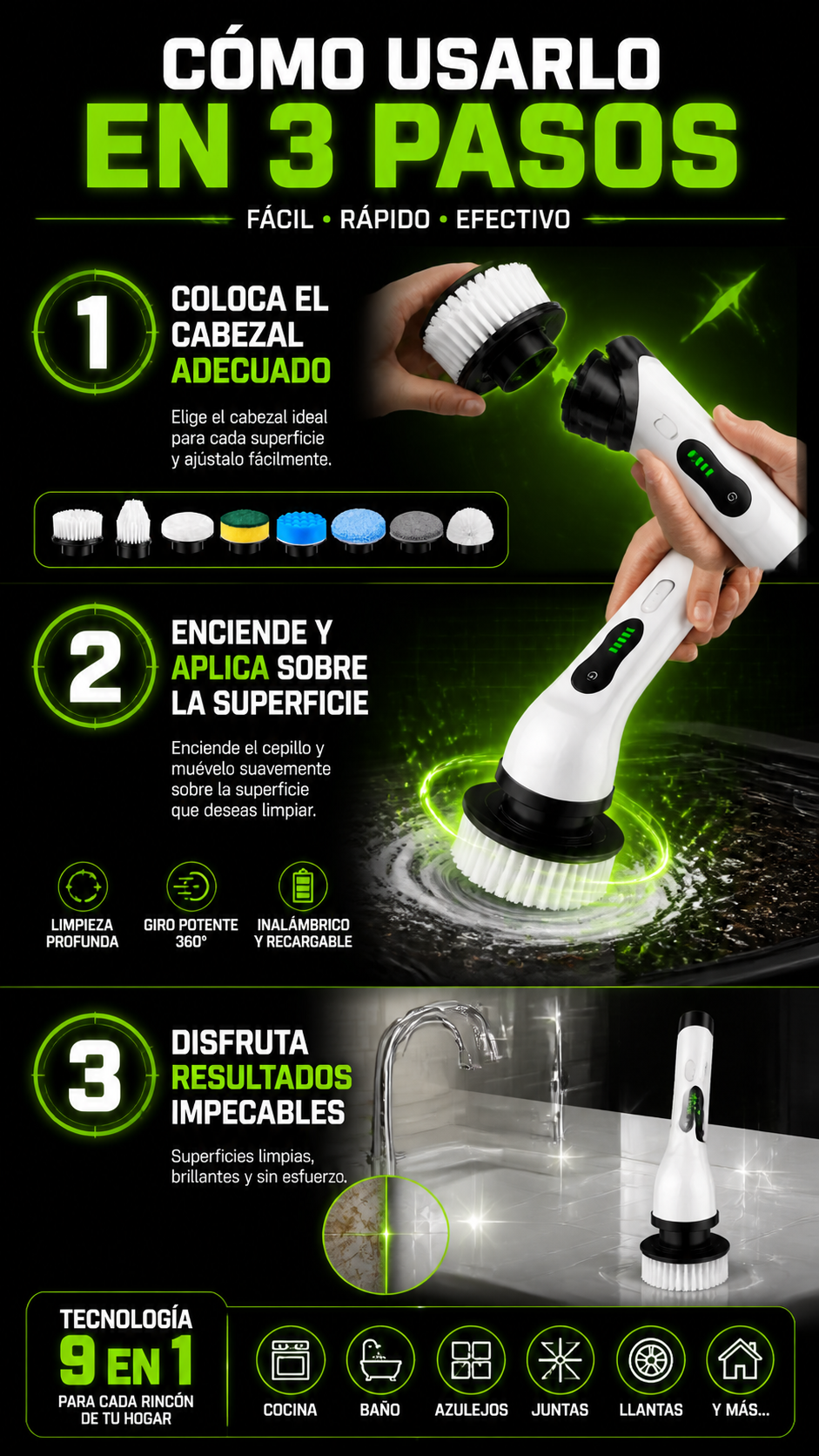 Cepillo CleanPro 9